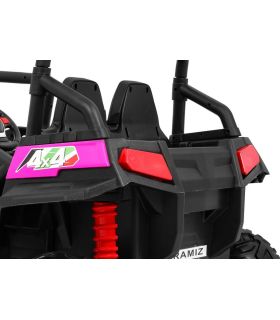 Voiture électrique 2 places 2 x 12V Buggy S2588 Rose - Pack Luxe