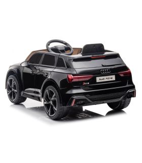 12V Audi RS6 Noir Sous License â€“ Voiture Electrique Pour Enfants