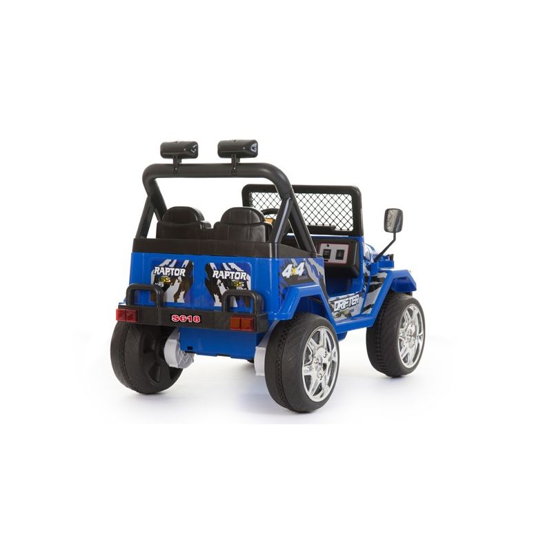 4X4 jeep électrique 2 places 12V bleu