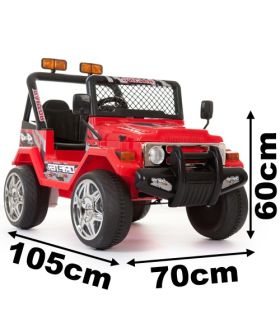 4x4 12V 2 Places Noir - Voiture Electrique Pour Enfants