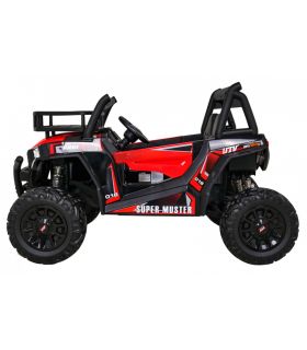 Voiture électrique 2 places 24V Buggy Explorer Rouge - Pack Luxe