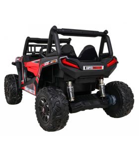 Voiture électrique 2 places 24V Buggy Explorer Rouge - Pack Luxe