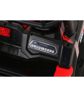 Voiture électrique 2 places 24V Buggy Explorer Rouge - Pack Luxe