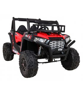Voiture électrique 2 places 24V Buggy Explorer Rouge - Pack Luxe