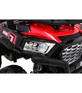 Voiture électrique 2 places 24V Buggy Explorer Rouge - Pack Luxe