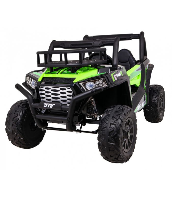 Voiture électrique 2 places 24V Buggy Explorer Verte - Pack Luxe