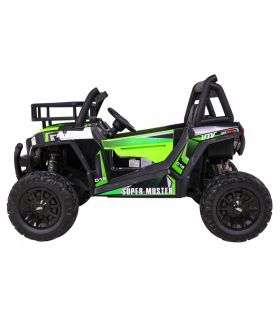 Voiture électrique 2 places 24V Buggy Explorer Verte - Pack Luxe