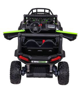 Voiture électrique 2 places 24V Buggy Explorer Verte - Pack Luxe