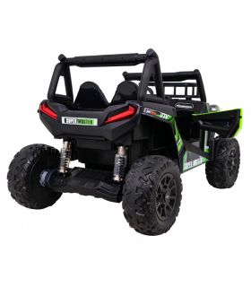 Voiture électrique 2 places 24V Buggy Explorer Verte - Pack Luxe