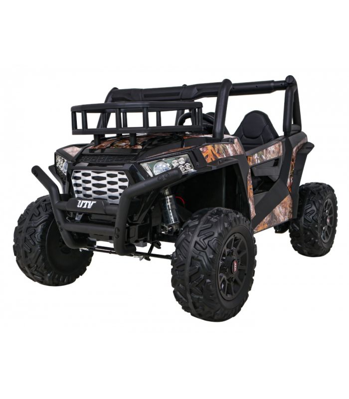Voiture électrique 2 places 24V Buggy Explorer Noire - Pack Luxe