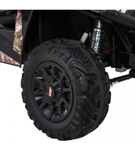 Voiture électrique 2 places 24V Buggy Explorer Noire - Pack Luxe