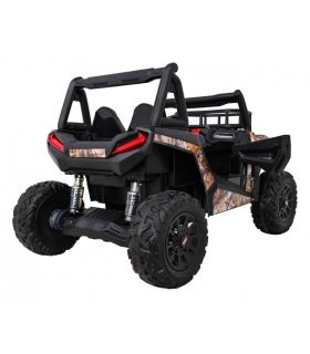 Voiture électrique 2 places 24V Buggy Explorer Noire - Pack Luxe