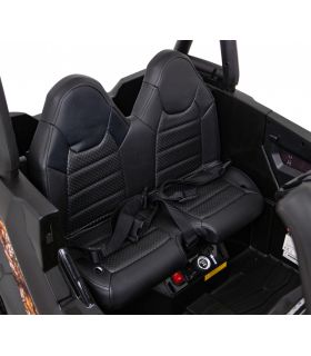 Voiture électrique 2 places 24V Buggy Explorer Noire - Pack Luxe