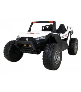 Voiture électrique 2 places 24V Buggy SX-1928 Blanc - Pack Luxe
