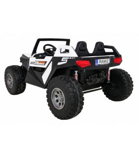 Voiture électrique 2 places 24V Buggy SX-1928 Blanc - Pack Luxe