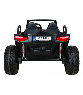 Voiture électrique 2 places 24V Buggy SX-1928 Blanc - Pack Luxe