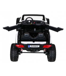 Voiture électrique 2 places 24V Buggy SX-1928 Blanc - Pack Luxe