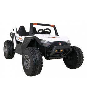 Voiture électrique 2 places 24V Buggy SX-1928 Blanc - Pack Luxe