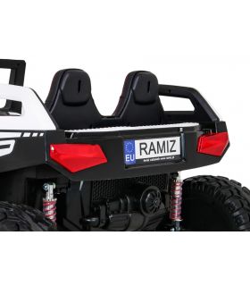 Voiture électrique 2 places 24V Buggy SX-1928 Blanc - Pack Luxe