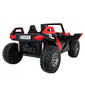 Voiture électrique 2 places 24V Buggy SX-1928 Rouge - Pack Luxe