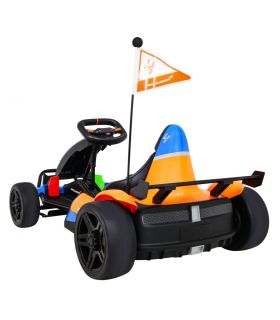 Kart électrique McLaren 24V Drift Orange