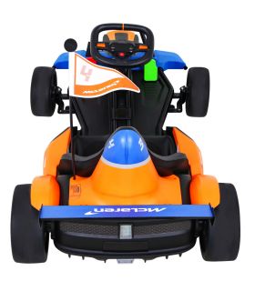 Kart électrique McLaren 24V Drift Orange