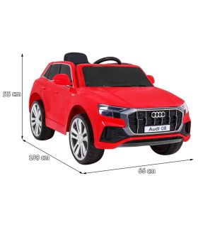 Voiture électrique 12V Audi Q8 Rouge - Pack Luxe