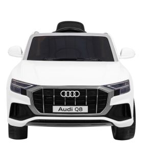 Voiture électrique 12V Audi Q8 Blanche - Pack Luxe