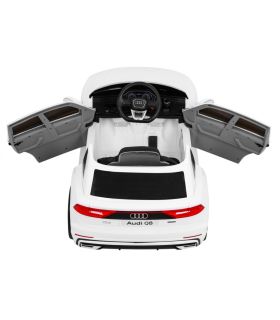 Voiture électrique 12V Audi Q8 Blanche - Pack Luxe