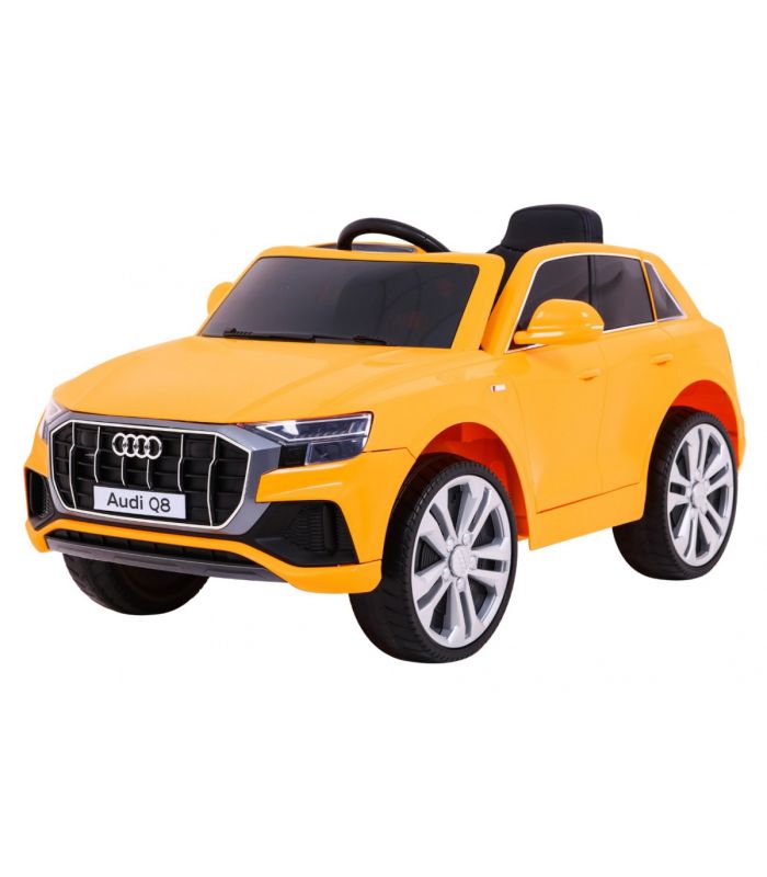 Voiture électrique 12V Audi Q8 Jaune - Pack Luxe