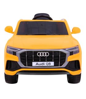 Voiture électrique 12V Audi Q8 Jaune - Pack Luxe
