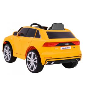 Voiture électrique 12V Audi Q8 Jaune - Pack Luxe