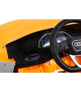 Voiture électrique 12V Audi Q8 Jaune - Pack Luxe