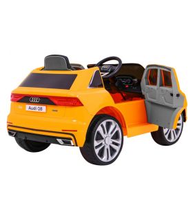 Voiture électrique 12V Audi Q8 Jaune - Pack Luxe