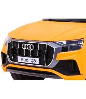 Voiture électrique 12V Audi Q8 Jaune - Pack Luxe