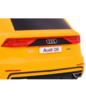 Voiture électrique 12V Audi Q8 Jaune - Pack Luxe