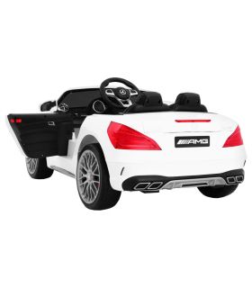 Voiture électrique 12V Mercedes SL65 Blanche - Pack Luxe
