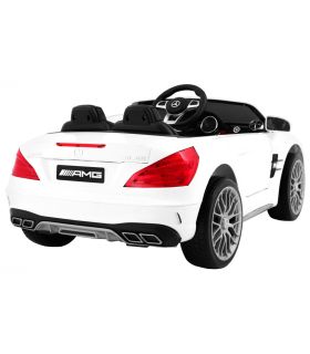 Voiture électrique 12V Mercedes SL65 Blanche - Pack Luxe