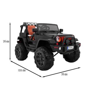 Voiture électrique 12V Jeep BDM0905 Noir - Pack Luxe