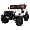 Voiture électrique 12V Jeep BDM0905 Blanche - Pack Luxe