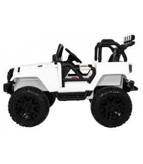 Voiture électrique 12V Jeep BDM0905 Blanche - Pack Luxe