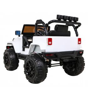 Voiture électrique 12V Jeep BDM0905 Blanche - Pack Luxe