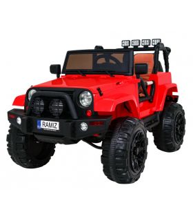 Voiture électrique 12V Jeep BDM0905 Rouge - Pack Luxe