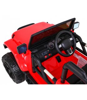 Voiture électrique 12V Jeep BDM0905 Rouge - Pack Luxe