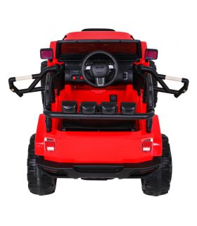 Voiture électrique 12V Jeep BDM0905 Rouge - Pack Luxe