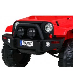 Voiture électrique 12V Jeep BDM0905 Rouge - Pack Luxe