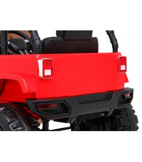 Voiture électrique 12V Jeep BDM0905 Rouge - Pack Luxe