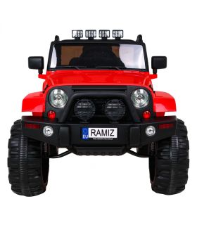 Voiture électrique 12V Jeep BDM0905 Rouge - Pack Luxe