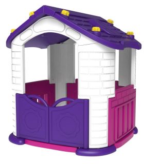 Maison de jardin 3 en 1 Violette et Verte