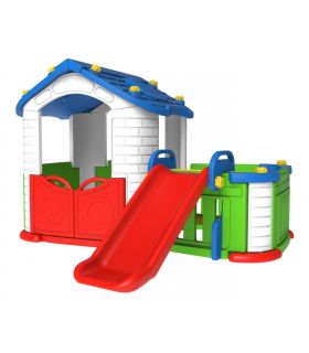 Maison de jardin 3 en 1 Bleue